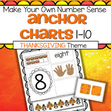 thanksgiving numbers make your own anchor charts 1 10