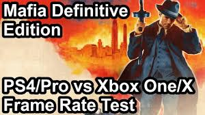 Definitive edition update for ps4 adds a new black and white noir mode, custom hud options bug fixes and more. Mafia Definitive Edition Ps4 Pro Vs Xbox One X S Frame Rate Comparison Youtube
