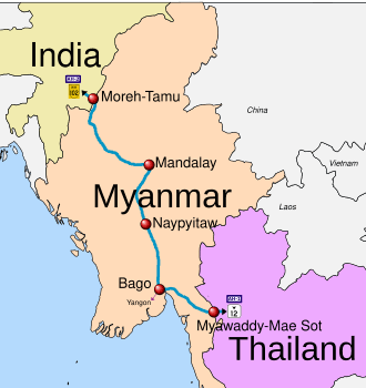 India–Myanmar–Thailand Trilateral Highway - Wikipedia