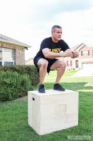 Build A Diy 3 In 1 Plyometric Box For Box Jump Exercises Diy Gym Diy Gym Equipment Diy Home Gym