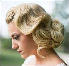 Vintage Frisuren Prachtvolle Hochsteckfrisur Mit Wasserwellen Einfache Frisuren Retro Hairstyles Hair Styles Vintage Wedding Hair
