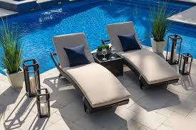 Bari 3 Piece Outdoor Chaise Lounge Set In Espresso Brown Outdoor Chaise Lounge Chair Outdoor Chaise Lounge Outdoor Chaise