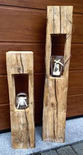2 Einzigartige Dekoideen Holzbalken Garten Hobby Dekoideen Holzlaternen Deko Geschenke Aus Holz