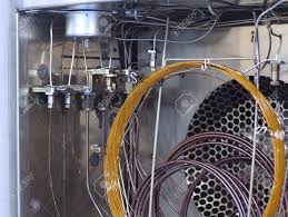 Columna de cg (empacada) fase móvil (gas acarreador) fase estacionaria. Analizador De Cromatografia De Gases En El Interior Y En Columna En Laboratorio Fotos Retratos Imagenes Y Fotografia De Archivo Libres De Derecho Image 84266838