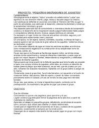 Desplácese hacia abajo para ver contenidos didácticos para enseñar y aprender. Pequenos Disenadores De Juguetes Proyecto Para Sala De 4 Anos Nivel Inicial Derechos De Los Ninos Significas Mucho Para Mi Palabras Latinas