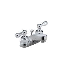Shop allmodern for modern and contemporary delta bathroom sink faucets to match your style and budget. Delta 2521 Pblhp Polished Brass Double Handle Centerset Bathroom Faucet Less Handles With Drain Assembly From The Classic Collection Faucet Com