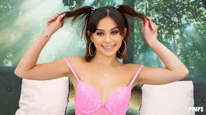 Cute-Looking Young Brunette Aria Valencia Is Playing With Her Crack - FAPCAT
