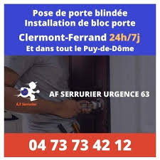 Pose Depannage Bloc Porte Blindee A Clermont Ferrand Dans Le 63
