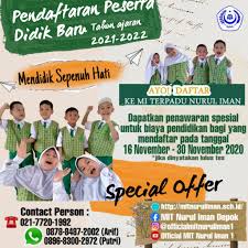 Ppdb jabar 2021 bakal memasukan sma/smk swasta. Ppdb Mit Nurul Iman 2021 2022 Mi Terpadu Nurul Iman