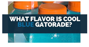 The only green gatorade i drink. What Flavor Is Cool Blue Gatorade