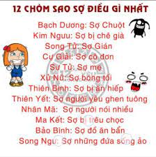 Khám phá cung hoàng đạo - 12 chòm sao sợ gì | Facebook