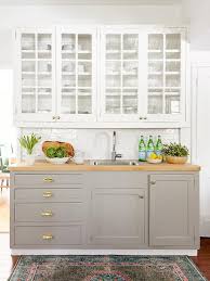They opted for the handleless remo range, dove grey for the base cabinets and white for the wall units. Persian Inspired Kitchen Rug Design Ideas