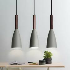 Bar Grey Lamp Kitchen Pendant Lighting Modern Pendant Light Wood Ceiling Lights Ebay