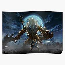 Silver lynel is the strongest lynel. Amazon Com Issicarho Gold Wild Lynel Link Zelda The Vs Legend Gift For Home Decor Wall Art Print Poster Posters Prints
