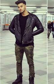 apored derechte youtuber sneaker moafagga likegeilistseinlifestyle leather jacket menswear cool haircuts