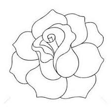 Pin By Mateusz Blecha On Kwiaty Roses Drawing Flower Drawing Design Rose Outline Drawing