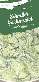 Schneller Gurkensalat 1k Rezepte Cucumber Salad Best Pasta Salad Recipes