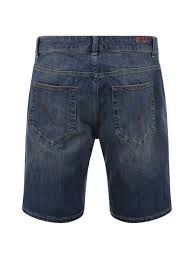 "derick" Shorts In Denim Scuro
