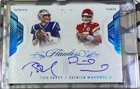 Shop for singles or check completed sales values and prices using the ebay links. Tom Brady Patrick Mahomes Dual Auto 1 1 From Flawless Tombrady Patrickmahomes 1of1 Flawless Footballcards Tom Brady Tom Brady Rookie Card Tom Brady Nfl