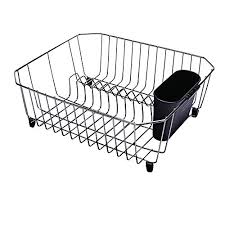 Compare click to add item tuscany® acadian 14.5 x 10.875 stainless kitchen sink drying rack to the compare list. Rubbermaid 6008arblk Black Chrome Twin Sink Dish Drainer Buy Online In Angola At Angola Desertcart Com Productid 186466946