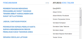 Secara online melalui laman web bank dan agensi berikut : Http Www Mbpj Gov My Sites Default Files Bantuan Semakan Cukai Taksiran Malay Pdf