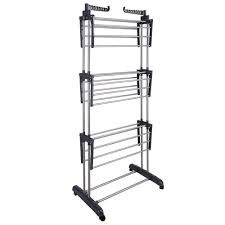 What i like about this 2013 update: Yeshom Foldable 3 Tier Clothes Drying Rack Rolling Collapsible Laundry Dryer Hanger Stand Rail Indoor Outdoor Dark Grey Storage Organization Home Kitchen Rapidinfrastruktur Com