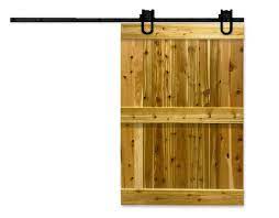 Check out a few examples of sliding doors below: Rustic Exterior Barn Door Artisan Hardware
