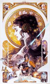 Art Nouveau Movie Posters Star Wars Art Star Wars Poster Star Wars Collectors