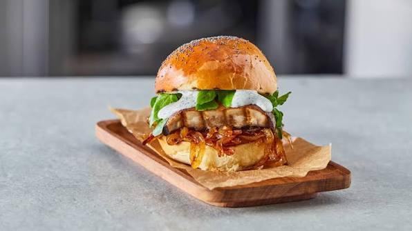 Truffle Mushroom Burger