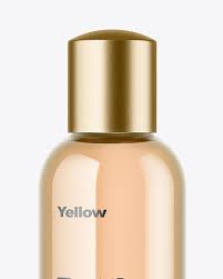Glass Bottle Mockup In Bottle Mockups On Yellow Images Object Mockups