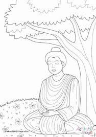 Buddha purnima vesak day buddha with students transparent graphic. Buddha Under Bodhi Tree Colouring Page Buddha Art Drawing Buddhist Art Drawing Buddha Art