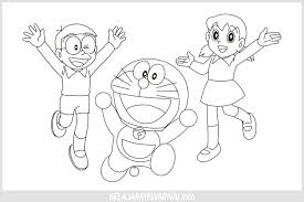 Jadinya seperti ini dilarang ngakak mode on. Gambar Mewarnai Doraemon Nobita Dan Shizuka Belajarmewarnai Info