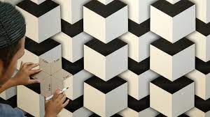 3d Wall Painting Designs Ideas How To Make 3d Wall Decoration Cat In 2021 3d Wall Painting Wall Paint Designs Wall Painting