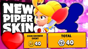 Cuenta que comparte dibujos nsfw de brawl stars y de otros juegos. The Coin Shower Event New Cupid Piper Skin How To Get The Most Coins Brawl Stars Youtube