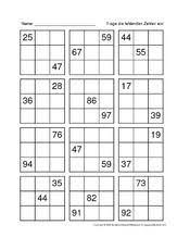 Hundertertafel übungen zum ausdrucken kostenlos : Hundertertafel Mathe Klasse 2 Grundschulmaterial De