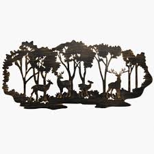 Maybe you would like to learn more about one of these? Juegoal Metal Wall Art Deer In The Forest Wall Decor Hanging For Living Room Bedroom Bathroom Indoor Outdoor 21 X 10 Inch Buy Online In Guam At Guam Desertcart Com Productid 168497804