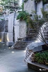 pin by 欣龙杨on 景观 landscape plaza landscape design water feature wall