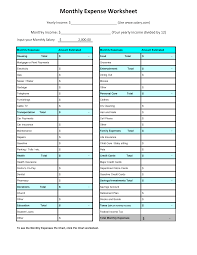 Easy To Use Monthly Expenditure And Budget Plan Templates