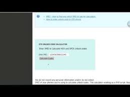 It can be found by dialing *# . Zte Unlock Code Calculator How To Youtube