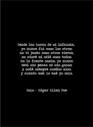 Solo Edgar Allan Poe Poemas Edgar Allan Poe Poesia