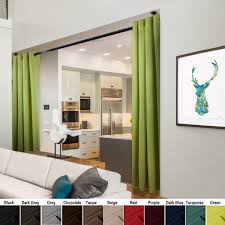 The anywhere solution is the easiest way to hang a curtain. Rod Desyne Premium Heavy Duty Room Divider Curtain Patio Curtain With Grommet 1 Panel Green 180 X 108