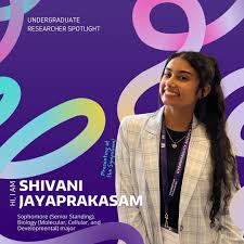 Meet Shivani. 🐾💜 Shivani is currently a a sophomore (senior standing) at  the UW, studying Biology (@uwbiology). 🎓 Their research interests have  recently found them studying neonatal neuroscience with mentors Daniel  Moralejo,