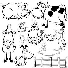 Take a trip to the farm with these cute farm coloring pages for toddlers, preschoolers, kindergartners, and grade 1 students. Cute Farm Animals Kids Coloring Pages Printable