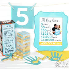 Is there a better idea than heartfelt words written inside for your 5th anniversary? Fifth Anniversary Gift Printable Kit The Dating Divas