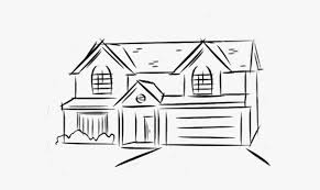 Now we draw a simple chimney as we did in the previous drawing. Architecture Simple House Drawing Free Transparent Clipart Clipartkey