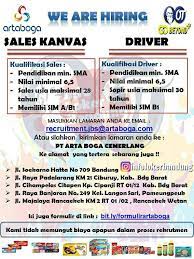 Gajih driver pt sharoon majalaya : Lowongan Kerja Pt Artaboga Cemerlang Orang Tua Group Bandung Juni 2020 Info Loker Bandung 2021
