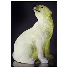 If you have a bigger canvas to play with, you can opt for a larger structure like a nativity scene or a santaâ€™s sleigh with clear lights. Led Polar Bear Sitting Christmas Decoration White Outdoor Online Sales On Holyart Com