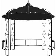 Kostenlose lieferung für viele artikel! Pavillon 300 X 290 Cm Anthrazit Rund