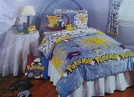 Pokemon Bedspread Vintage Bed Room Inspiration Geek Room