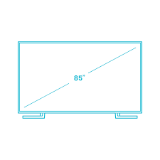 In the table below, you can see what size your tv and monitor will be between 19 and 105 inches long and wide. Samsung 65 Q90 Tv Dimensions Drawings Dimensions Com